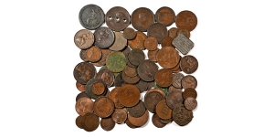  Group of Seventy-Six [76] AE Coins.