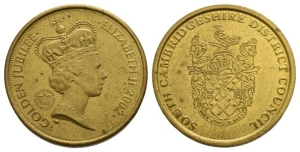 Great Britain. South Cambridgeshire District Council Token.