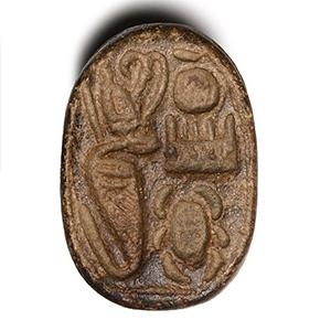 Large Egyptian Steatite Scarab of Thutmose III
