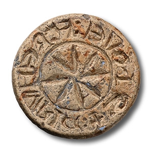 Medieval Personal Lead Seal Matrix of Hove son of Renwick