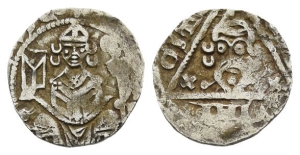 Germany. Münster (Bistum), Everhard von Diest AR Pfennig.