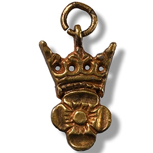 Medieval Wars of the Roses Silver-Gilt Supporters Badge