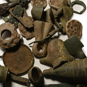 Medieval Bronze and Other Artefact Group