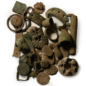Medieval Bronze and Other Artefact Group