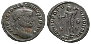 Diocletian BI Nummus.