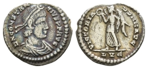 Constantius II AR Reduced Siliqua.