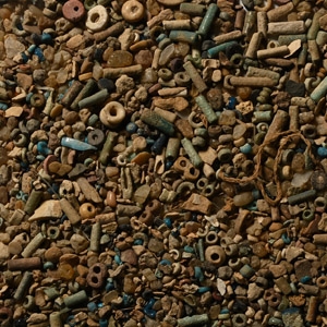Egyptian Faience Beads and Other Fragments