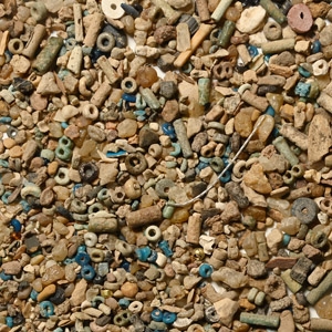 Egyptian Faience Beads and Other Fragments