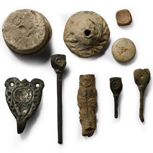 Anglo-Saxon Bronze and Other Artefact Group