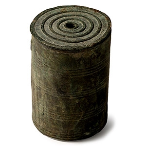 Roman Sheet Bronze Lidded Pyxis