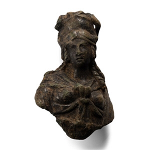 Roman Bronze Bust of Isis
