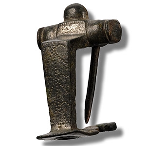 Romano-British Decorated Bronze Knee Brooch