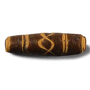 Romano-Celtic Inlaid Glass Bead
