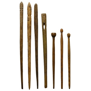 Roman Ornate Bone Hair Pin Collection
