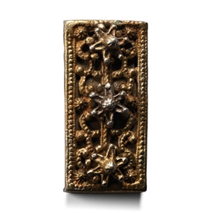 Byzantine Silver-Gilt Ornamented Sword Belt Slide