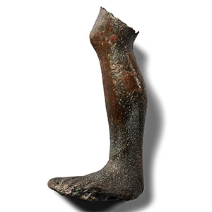 Roman Votive Bronze Statue Leg
