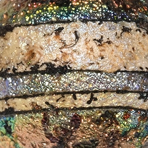 Roman Iridescent Glass Bead