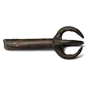 Roman Bronze Sceptre Head