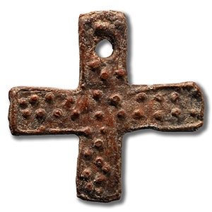 Romano-British Decorated Lead Cross