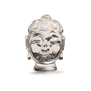 Chinese Rock Crystal Head of Buddha