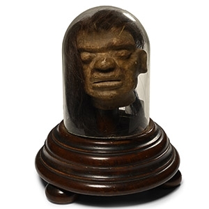 Victorian Freaks Fair Model of a Shrunken Head