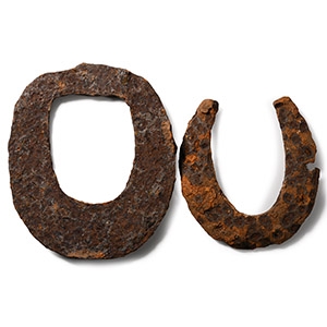 Medieval Iron Horseshoes