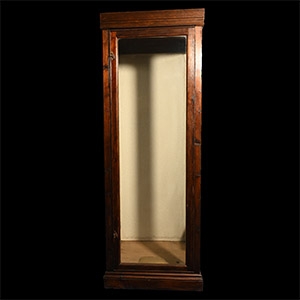 Large Vintage Oak Display Cabinet