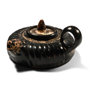 Greek Attic Black-Glazed Guttus