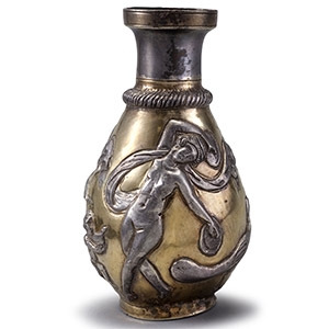 Sasanian Silver-Gilt Jar with Dancing Girls