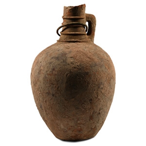 Amlash Terracotta Vase with Trailing