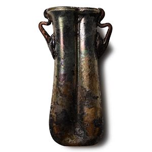 Roman Glass Double Balsamarium