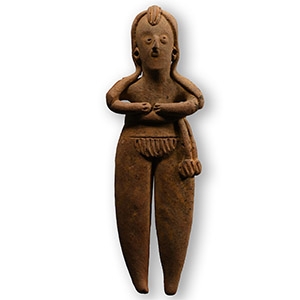 Pre-Columbian Terracotta Colima Standing Figure