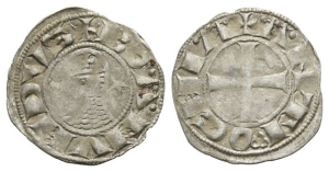 Crusaders. Bohémond III BI Denier.