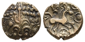 Celtic Britannia. Belgae, Unknown Ruler AV Stater.