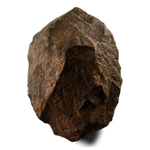 Stone Age Homo Erectus Dark Red Quartzite Acheulean Handaxe