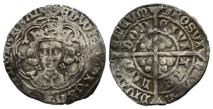 England. York, Edward IV AR Groat.