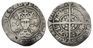 England. Lancaster, Henry VI AR Halfgroat.