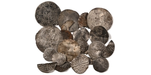 England. Group of Twenty-One [21] AR Coins.