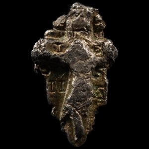 Medieval Silver-Gilt Crucifix Pendant