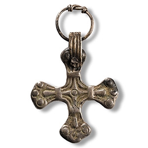 Viking Age Silver Cross Pendant