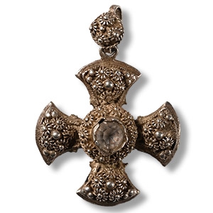 Georgian Silver Cross Pendant