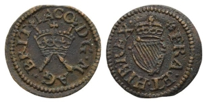 England. Stuart, James I CU Farthing.