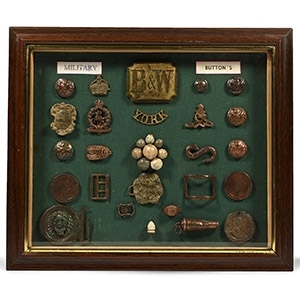 Post Medieval Cased Manchester Area Militaria and Other Artefact Collection
