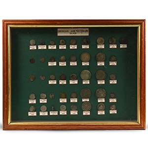 Post Medieval Cased Manchester Area Silver Coin Collection