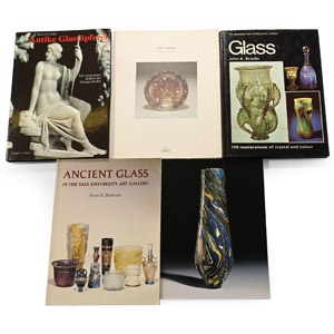 A Collection of Books on Ancient Glass - 5 Titles
