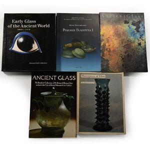 A Collection of Books on Ancient Glass - 5 Titles