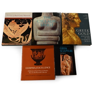 A Collection of Books on Greek and Cycladic Art - 5 Titles