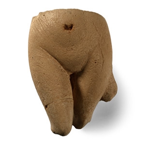 Roman Style Limestone Statuette Torso