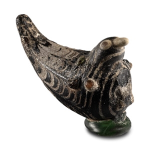 Western Asiatic Style Core-Formed Glass Bird