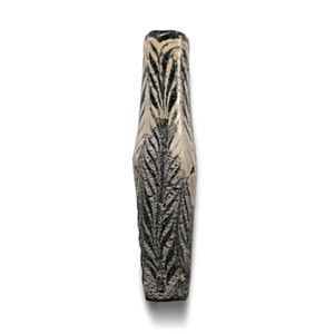 Large Roman Feathered Glass Bead